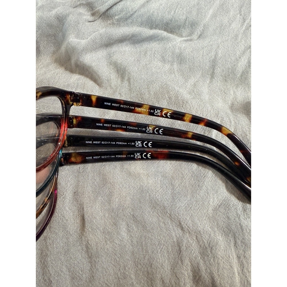 NINE WEST Designer Reading Glasses +1.50 4 PACK EYEGLASSES 👓 Cheaters - Picture 2 of 9